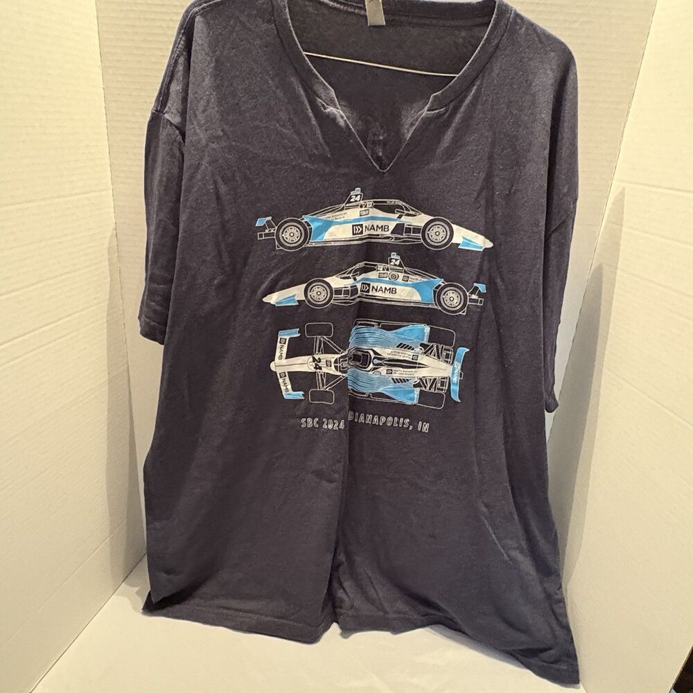 Indianapolis 2024 SBC Pit Crew T-Shirt Women's 2XL Short Sleeve V Neck